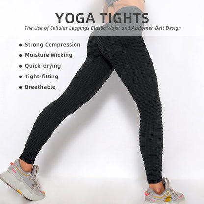 LiftCurve Sculpted Yoga Leggings - Bubble Texture