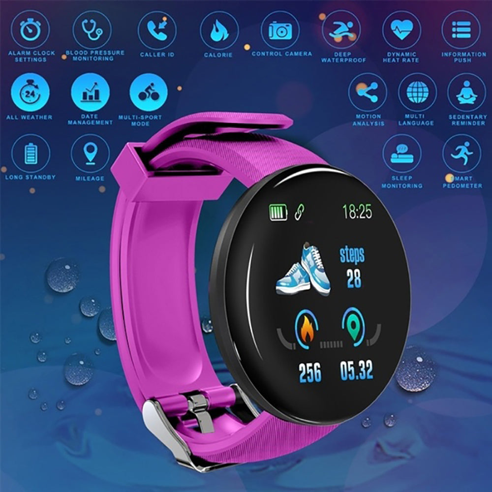 VitalSync Pro D18 Fitness Smartwatch