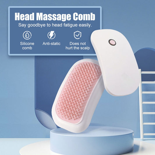 PulseSoothe Electric Scalp Bliss: Head Massager & Scrub Brush